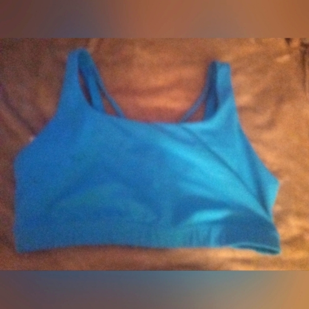 Blue Sports Bra, Athletics, Large